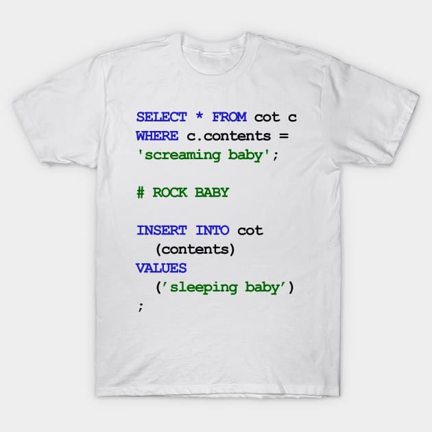 MySql New Baby T-Shirt by arianekh